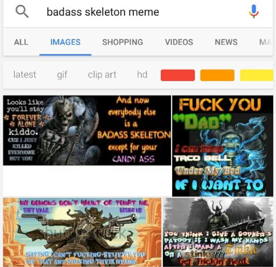 badass skeleton мемы