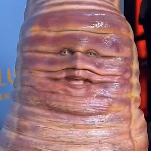 Heidi Klum's Worm Costume meme