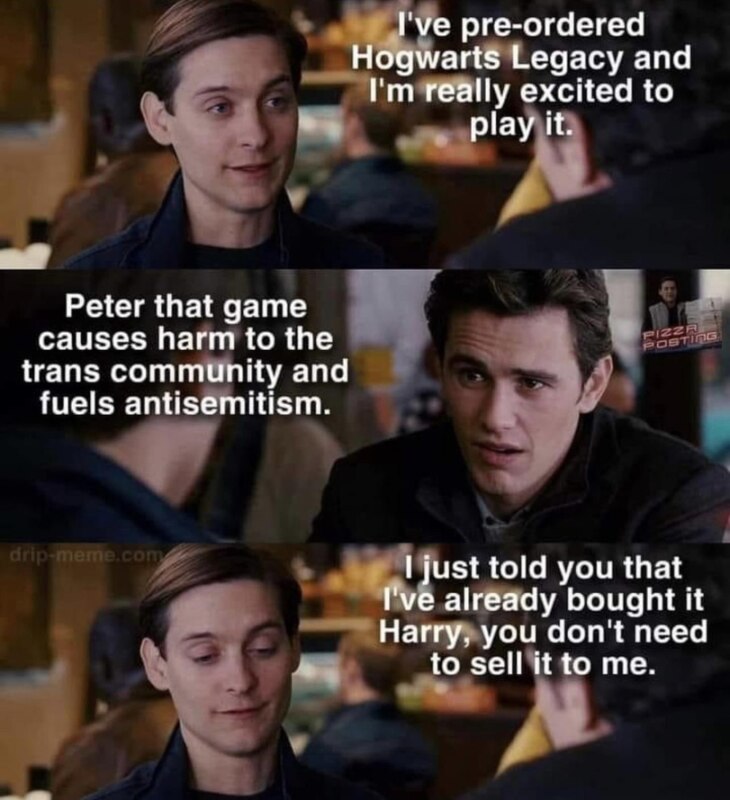 мемы про Hogwarts Legacy
