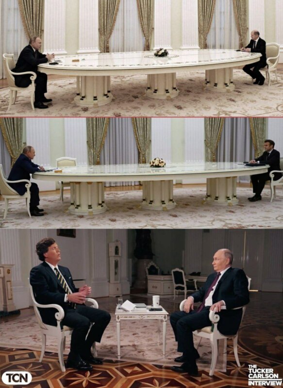 Путин дает интервью Карлсону