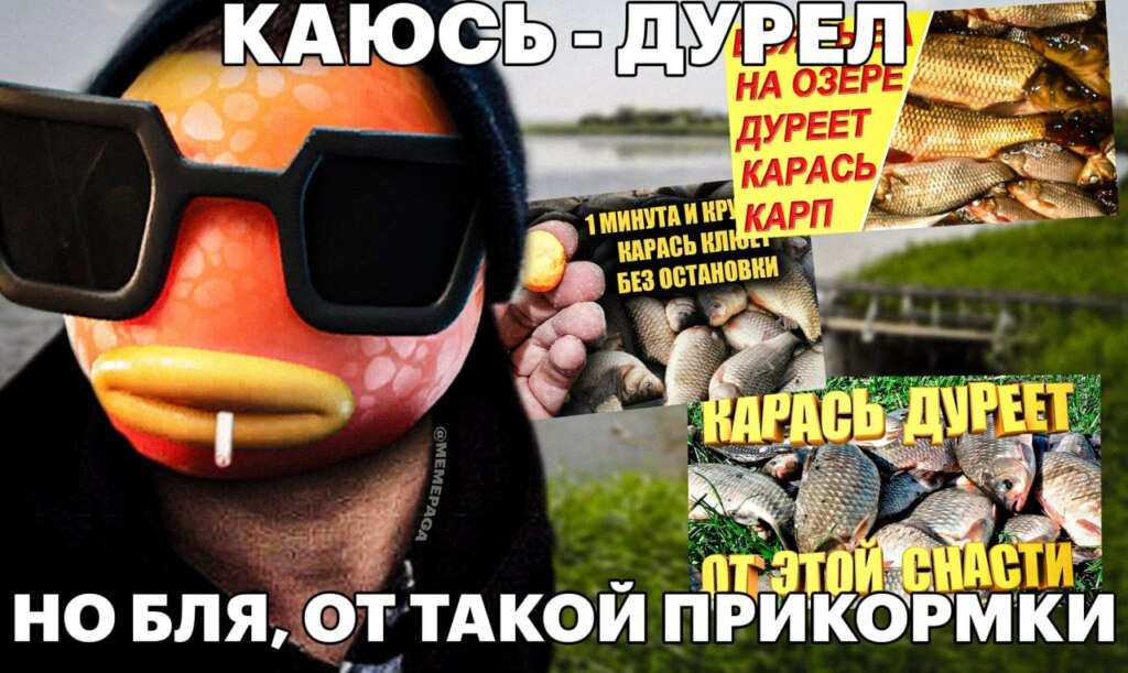 Карась дуреет
