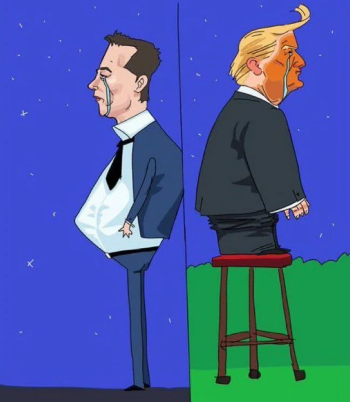 Маск поссорился с Трампом
