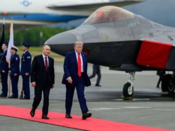 Путин и Трамп на Аляске