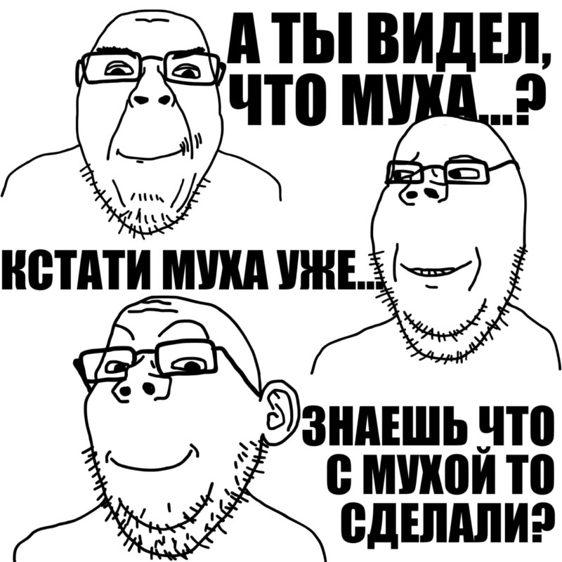 мозг мухи мем