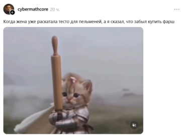 Котенок с мечом