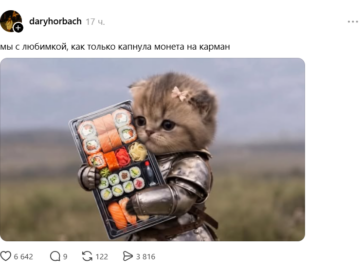 Котенок с мечом